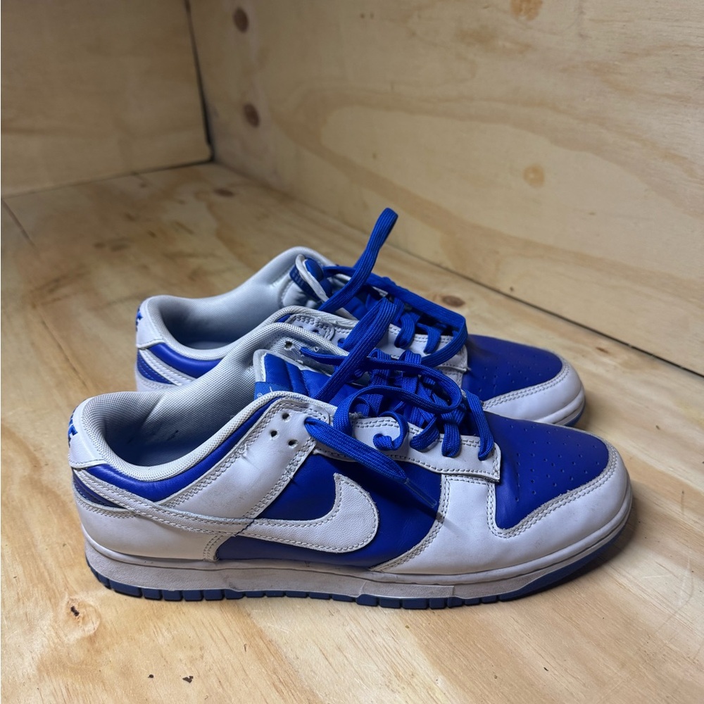 Nike Kids Royal Blue and White Sneakers